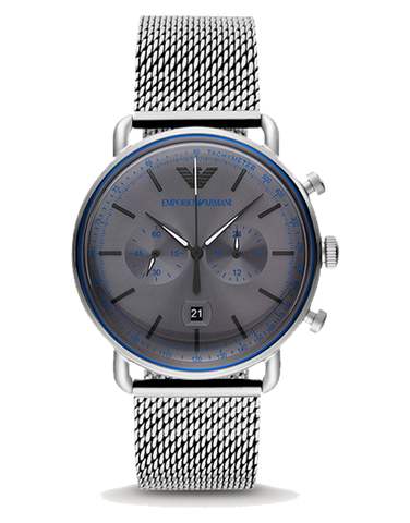 Emporio Armani - Silver Chronograph Watch AR11383 - 783508