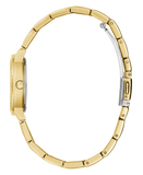 Guess - Ladies Melody Crystal Silver Dial Gold Tone Watch - GW0468L2 - 785671