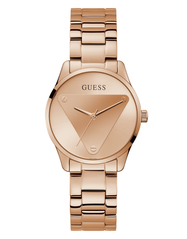 Guess - Ladies Emblem Logo Rose Tone Watch - GW0485L2 - 785669