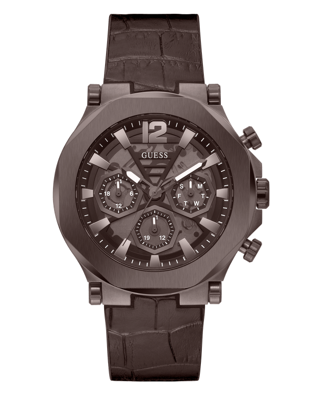 Guess - Gents Edge Chocolate Brown Watch - GW0492G2 - 785680