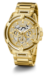 Guess - Gents King Gold Tone Crystal Watch - GW0497G2  - 785674