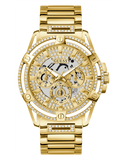 Guess - Gents King Gold Tone Crystal Watch - GW0497G2  - 785674