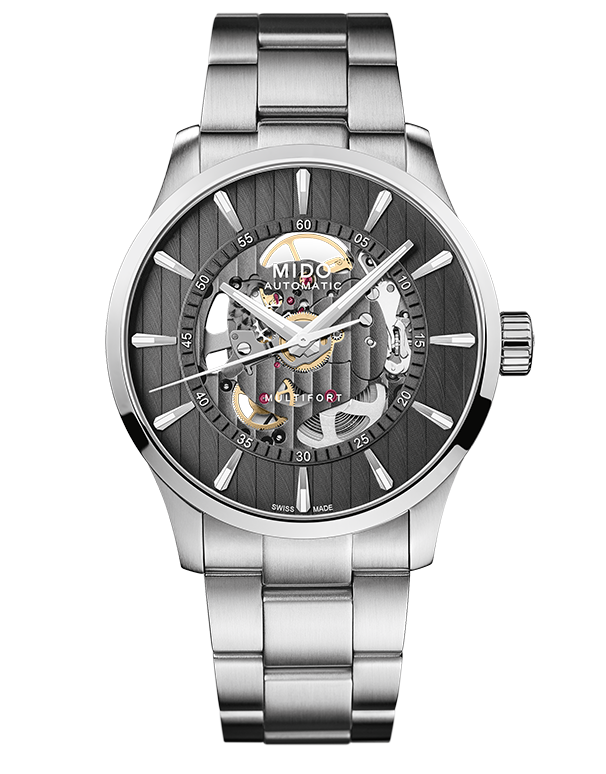 MIDO - Multifort Skeleton Automatic Men's Watch - M0384361106100 - 784937