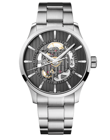 MIDO - Multifort Skeleton Automatic Men's Watch - M0384361106100 - 784937