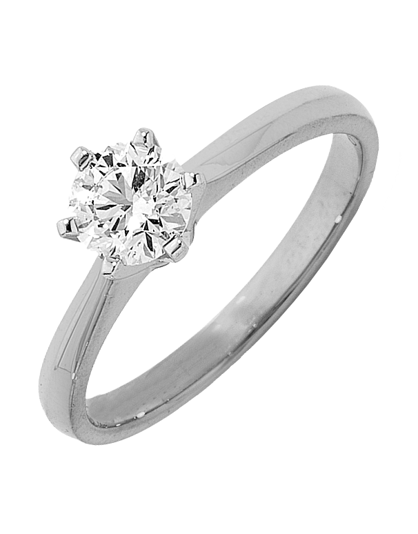 Diamond Ring - 0.40-2.00ct Round Brilliant Solitaire Engagement Ring - Salera's