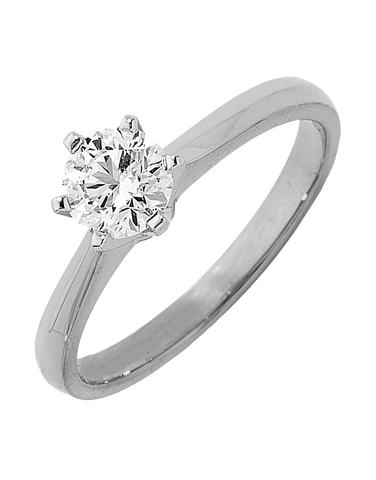 Diamond Ring - 0.40-2.00ct Round Brilliant Solitaire Engagement Ring