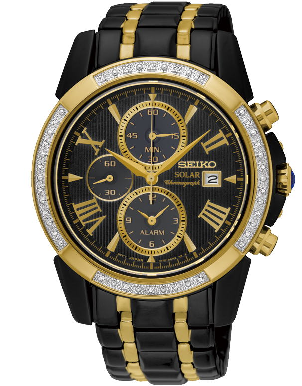 Seiko - Le Grand Sport Solar Alarm Chronograph - SSC514P - 763192