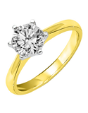 Diamond Ring - 0.40-2.00ct Round Brilliant Solitaire Engagement Ring - Salera's