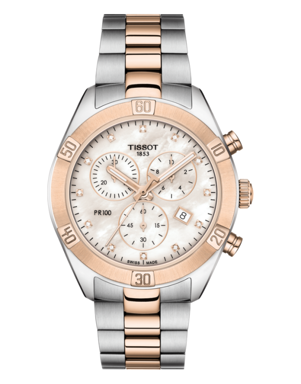 Tissot PR 100 Sport Chic Chronograph Watch - T101.917.22.116.00 - 771119
