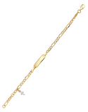 Gold Bracelet - 10ct Yellow Gold ID Charm Bracelet - 781347