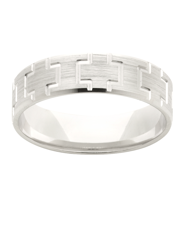 Wedding Band - Patterened Wedding Band - 781251
