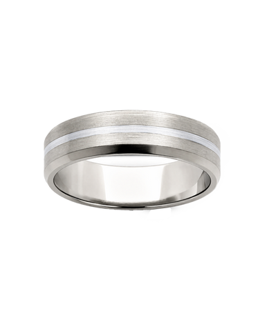 Titanium Men's Wedding Band - 749653