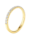 Yellow Gold Ring - 18ct Yellow Gold Diamond Wedding Band- 755505