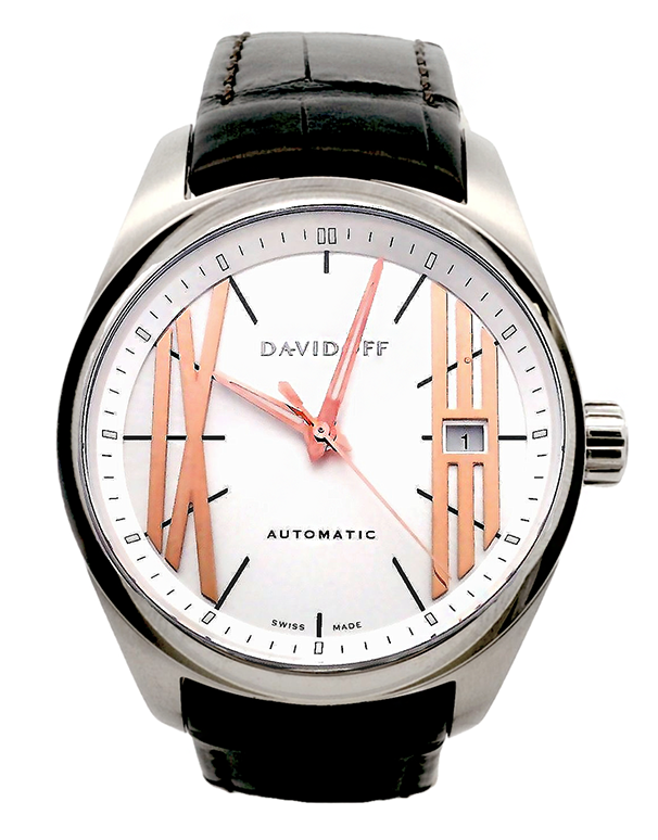 Davidoff Automatic Steel Silver Gents Watch 21134 761889