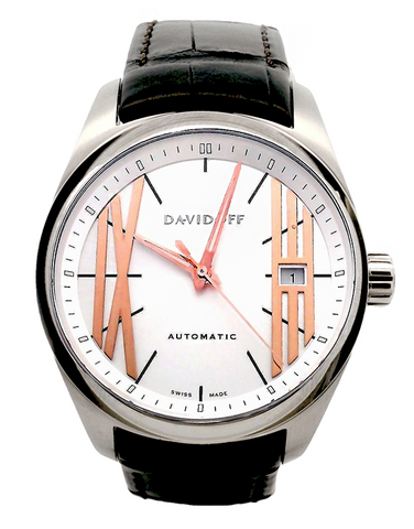 Davidoff Automatic Steel Silver Gents Watch - 21134 - 761889