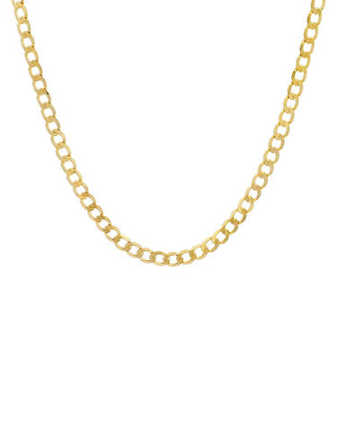 Gold Chain-10ct Yellow Gold 55cm Curb Chain-780960