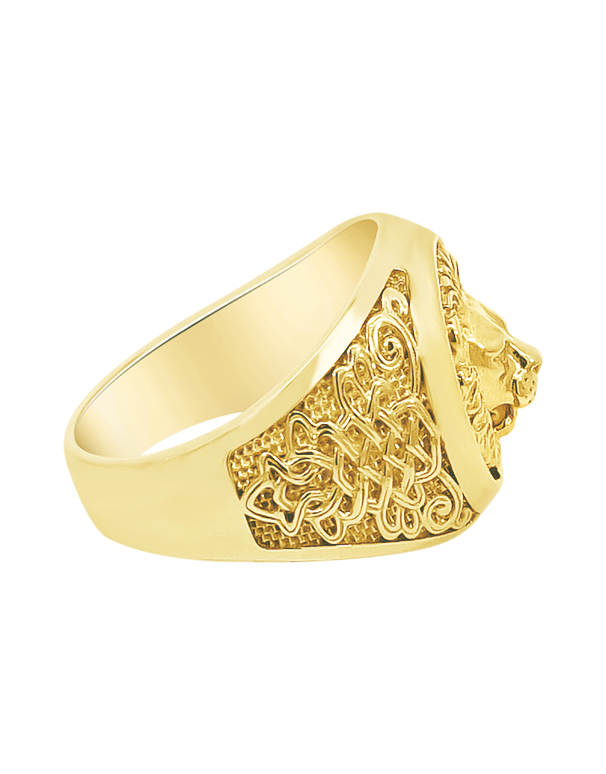 Lion gold 2025 ring designs