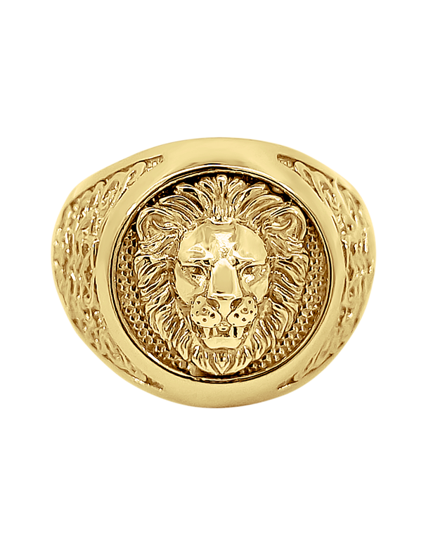 Lion ring hot sale for men gold