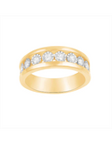 Diamond Ring - 10ct Yellow Gold Diamond Set Ring - 784153