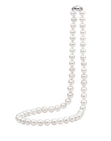 Pearl Strand - 14ct White Gold Japanese Akoya Cultured Pearl Strand - 784360