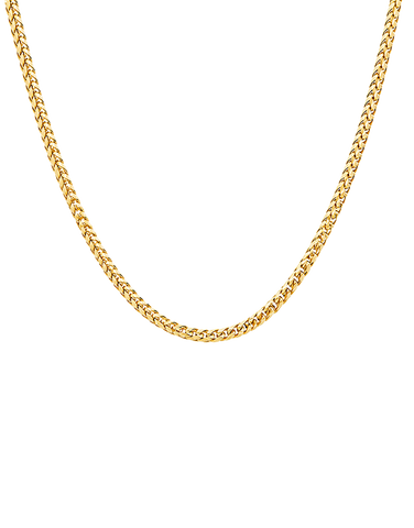 Gold Chain-10ct Yellow Gold 60cm Foxtail Chain-785841