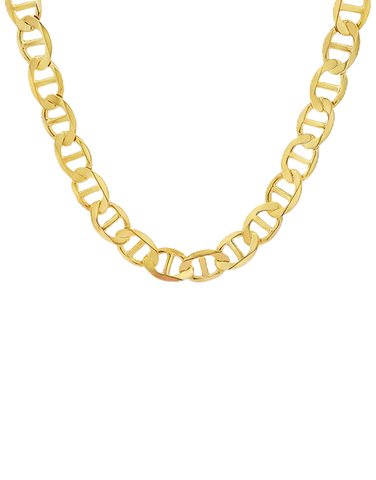 Gold Chain-10ct Yellow Gold 55cm Anchor Chain- 786550