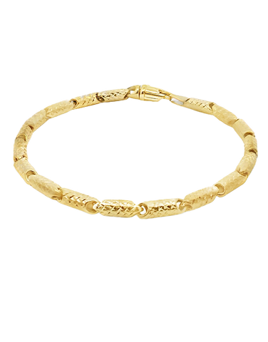 Gold Bracelet  - 10ct Yellow Gold 19cm Bracelet - 787107