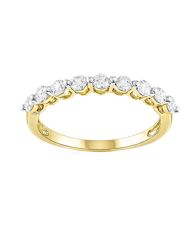 Wedding Band - 18ct Yellow Gold Diamond Ring - 787470