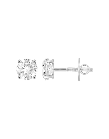 Diamond Earrings - 2.00ct Lab Grown Diamond Classic Studs set in 14ct White Gold - 788195