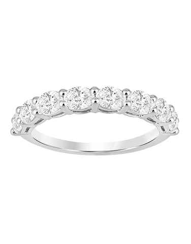 Diamond Ring - 1.25ct Horizontal Set Oval Lab Grown Diamond Ring, set in 14ct White Gold - 788205