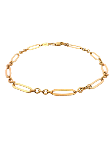 Gold Bracelet  - 10ct Yellow Gold 19cm Bracelet - 788740