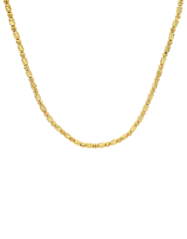 Gold Chain-10ct Yellow Gold 50cm Bead Chain-788747