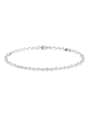 Diamond Bracelet - 10ct White Gold Diamond Set Bracelet - 789347