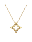 Diamond Pendant - 10ct Yellow Gold Diamond Set Pendant - 789356