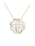 Diamond Pendant - 10ct Yellow Gold Diamond Set Pendant - 789364