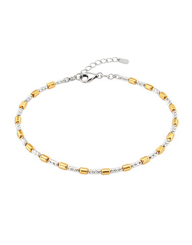 Mode d'Amelie - Sterling Silver and Yellow Tone Bracelet - 789394