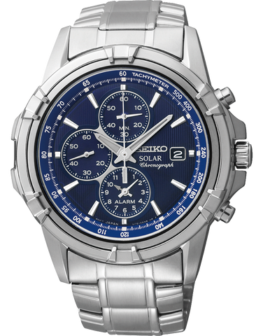 Seiko - Conceptual Mens Solar Chronograph 100M - SSC141P-9 - 789408