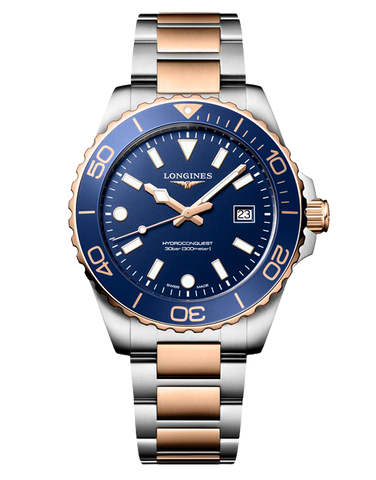 Longines Hydroconquest - Quartz Blue Dial 2Tone Steel 42MM - L3.769.3.98.7 - 790937