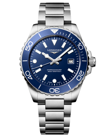 Longines Hydroconquest - Quartz Blue Dial Steel 42MM - L3.769.4.96.6 - 790939