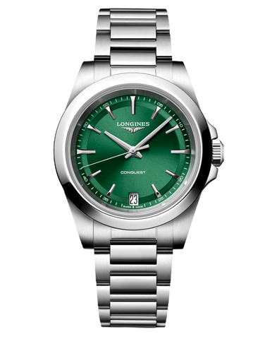 Longines Conquest - Quartz Green Dial Steel 34MM - L3.460.4.09.6 - 790963