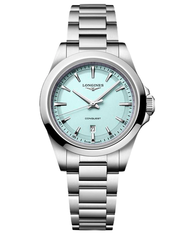Longines Conquest - Quartz Ice Blue Dial Steel 30MM - L3.350.4.92.6 - 790965