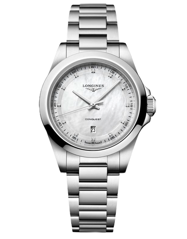 Longines Conquest - Quartz Mop Dia Dial Steel 30MM - L3.350.4.87.6 - 790969