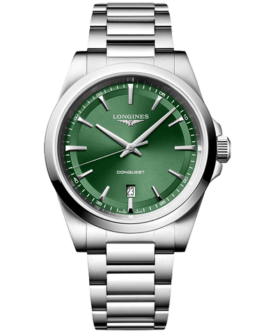 Longines Conquest - Quartz Green Dial Steel 41MM - L3.860.4.09.6 - 790971