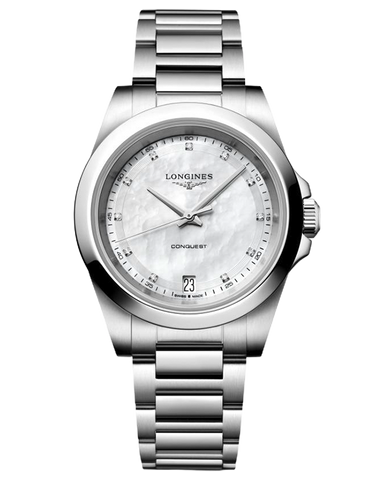 Longines Conquest - Quartz Mop Dia Dial Steel 34MM - L3.460.4.87.6 - 790973