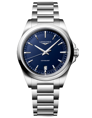 Longines Conquest - Quartz Blue Dial Steel 38MM - L3.750.4.92.6 - 790975