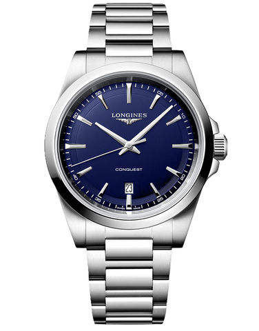 Longines Conquest - Quartz Blue Dial Steel 41MM - L3.860.4.92.6 - 790977