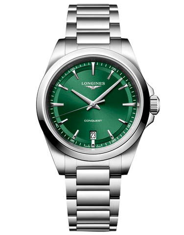 Longines Conquest - Quartz Green Dial Steel 38MM - L3.750.4.09.6 - 790979