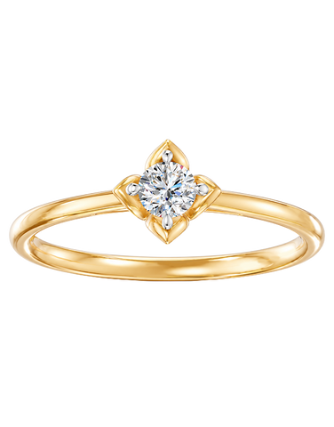 Diamond Rings - 10ct Yellow Gold Diamond Set Ring - 791409