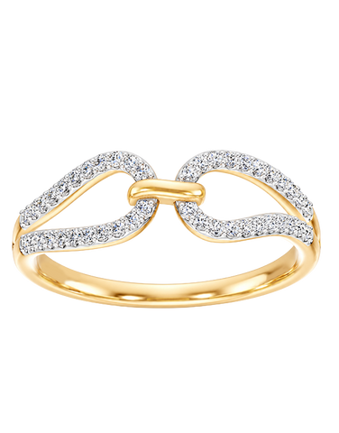 Diamond Rings - 10ct Yellow Gold Diamond Set Ring - 791412