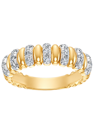 Diamond Rings - 10ct Yellow Gold Diamond Set Ring - 791426